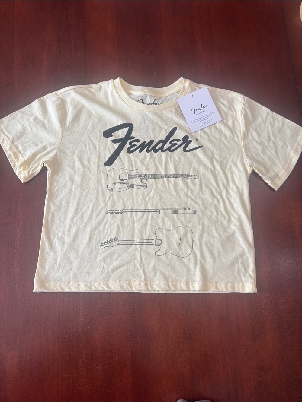 Fender Cream Graphic Short-Sleeve Tee